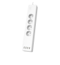 Hama | Regleta Inteligente WiFi con 4 enchufes y 4 USB (Enchufe múltiple sin hub/Gateway, con USB, 4 enchufes, con protección contra sobrecarga, Con