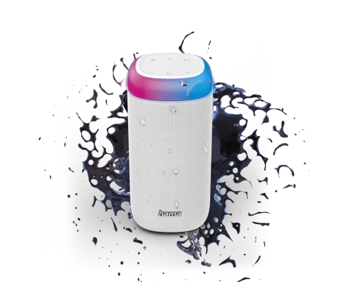 Hama Shine 2.0 Altavoz portátil estéreo Blanco 30 W
