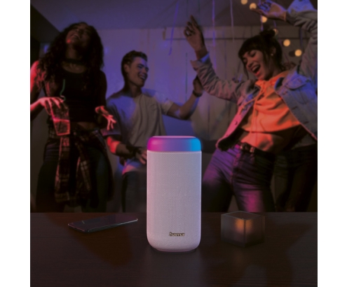 Hama Shine 2.0 Altavoz portátil estéreo Blanco 30 W