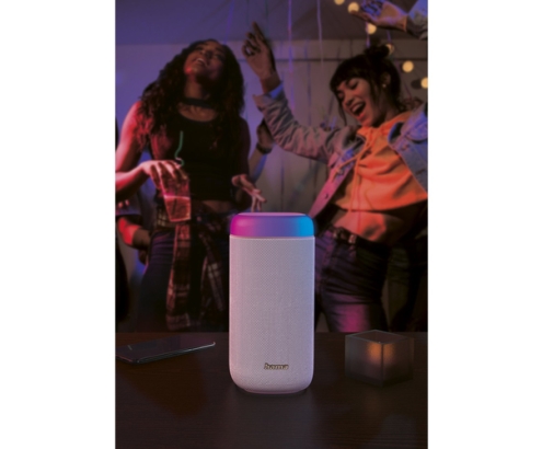 Hama Shine 2.0 Altavoz portátil estéreo Blanco 30 W