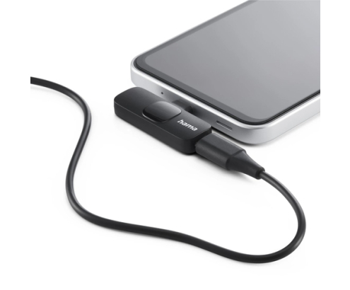 Hama Smart Wireless Negro Micrófono de corbata/solapa