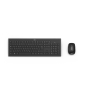HAMA teclado y ratón inalámbrico, alcance del bluetooth de hasta 8 metros,  Cortino ESPAÍ‘OL, Color negro