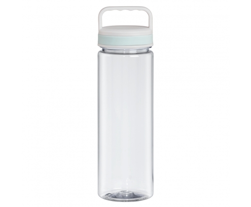 Hama Xavax | Botella de agua de 900 ml (Botella de agua a prueba de fugas, Con asa y tapón de rosca, Apto para alimentos), Transparente
