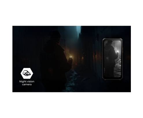 Hammer Energy X2 5G 6+(6)/128Gb Black-Orange Smartphone Rugerizado