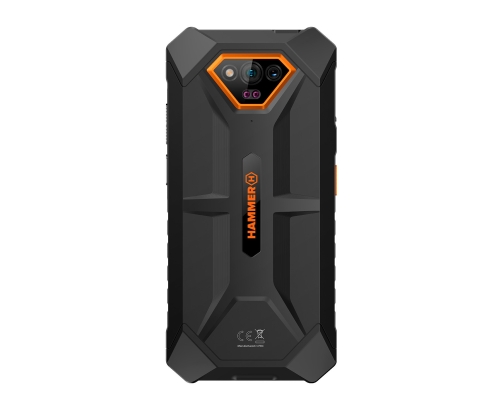 HAMMER Iron V 6/64Gb Negro, Naranja Smartphone Rugerizado