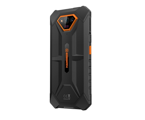 HAMMER Iron V 6/64Gb Negro, Naranja Smartphone Rugerizado