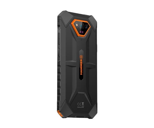 HAMMER Iron V 6/64Gb Negro, Naranja Smartphone Rugerizado