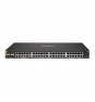 Hewlett Packard Enterprise Aruba 6000 48G Class4 PoE 4SFP 370W Gestionado L3 Gigabit Ethernet (10/100/1000) EnergÍ­a sobre Ethernet (PoE) 1U