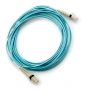 Hewlett Packard Enterprise LC to LC Multi-mode OM3 2-Fiber 5.0m 1-Pack cable de fibra optica 5 m Azul