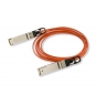 Hewlett Packard Enterprise R0Z23A cable de fibra optica 15 m QSFP+ Naranja