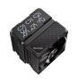 Hiditec DC40 PRO Procesador Refrigerador de aire 12 cm Negro 1 pieza(s)