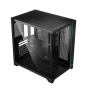 Hiditec H3 PRO Midi Tower Negro, Transparente