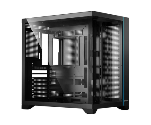 Hiditec H3 PRO Midi Tower Negro, Transparente