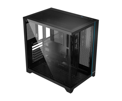 Hiditec H3 PRO Midi Tower Negro, Transparente