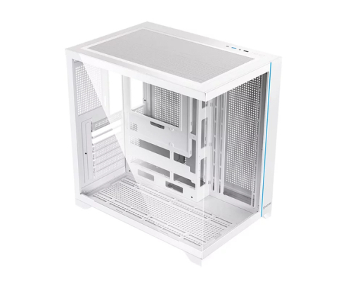 Hiditec H3 PRO Midi Tower Transparente, Blanco