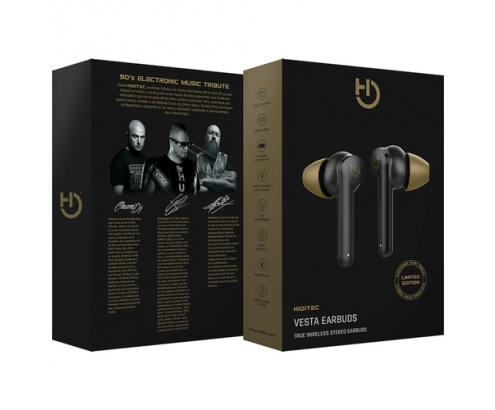 Hiditec VESTA LIMITED EDITION Auriculares Inalámbrico Dentro de oÍ­do Bluetooth Negro