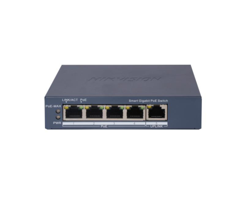 Hikvision DS-3E1505P-EI switch Gestionado Gigabit Ethernet (10/100/1000) Energía sobre Ethernet (PoE) Gris
