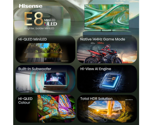 Hisense 55E8S 139,7 cm (55