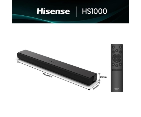 Hisense HS1000 Negro 2.0 canales 120 W