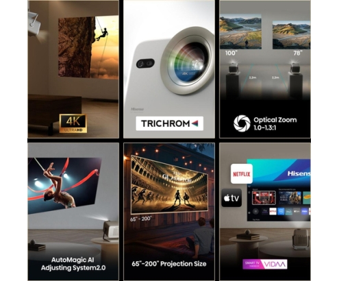 Hisense M2 Pro proyector de película Gris