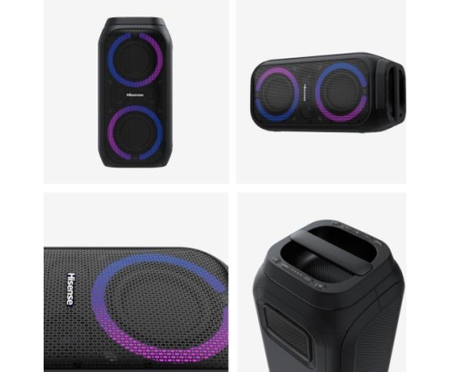 Hisense Party Rocket 160 Altavoz para fiestas Negro 160 W