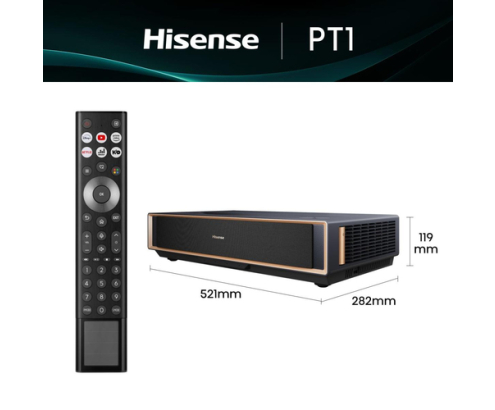 Hisense PT1 Proyector de alcance ultracorto UHD 4K (3840x2160) 3D Negro