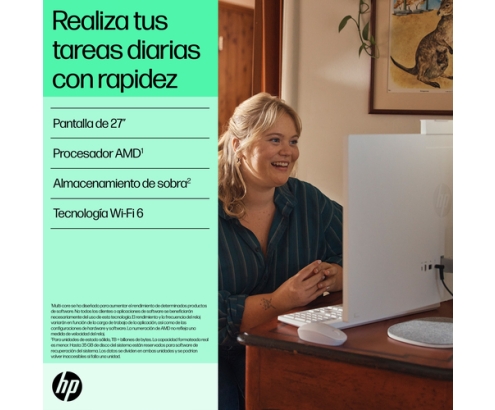 HP 27-cr0026ns AMD Ryzen™ 3 7320U 68,6 cm (27