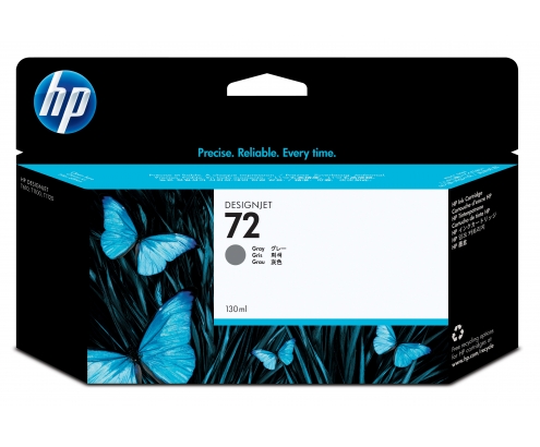 HP 72 Cartucho 1 pieza Original Alto rendimiento (XL) Gris