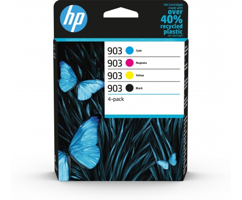 Hp 903 Pack 4 Cartuchos de tinta original multipack 