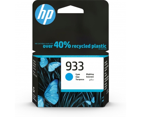 HP 933 cartucho de tinta original rendimiento estandar cian