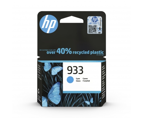 HP 933 cartucho de tinta original rendimiento estandar cian