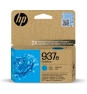HP 937e Cartucho de Tinta Alta capacidad Original EvoMore cian