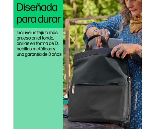 HP Bolso de mano de mochila para ordenador portátil convertible de 14 pulgadas