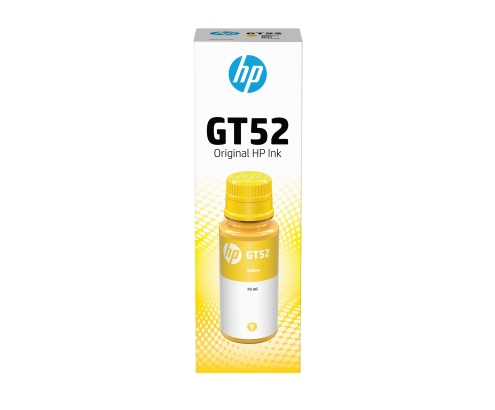 HP Botella de Tinta Original GT52 amarilla