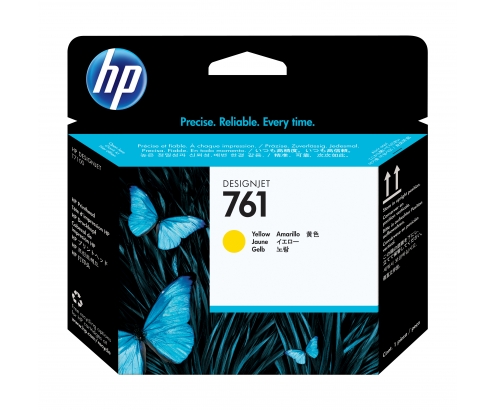 HP Cabezal de impresión DesignJet 761 amarillo