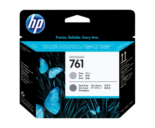 HP Cabezal de impresión DesignJet 761 Gris, Gris oscuro