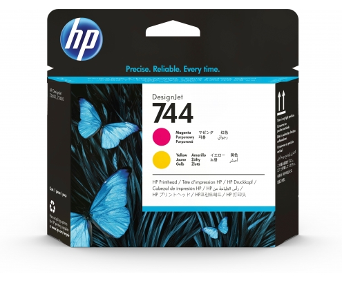 Hp Cabezal de impresion designJet 744 magenta amarillo