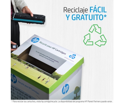 HP Cartucho de tóner 312A cian para LaserJet