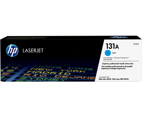 HP Cartucho de tóner original LaserJet 131A cian