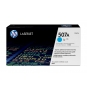 HP Cartucho de tóner original LaserJet 507A cian