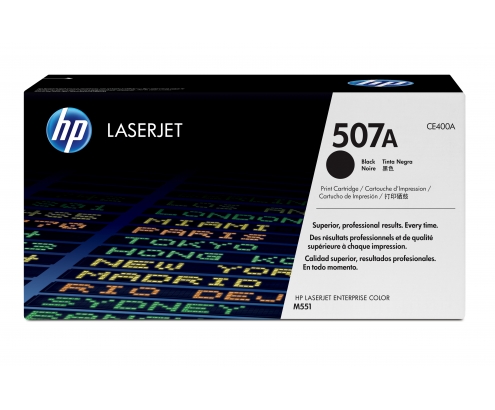 HP Cartucho de tóner original LaserJet 507A negro
