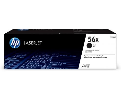 HP Cartucho de tóner original LaserJet 56X de alto rendimiento negro