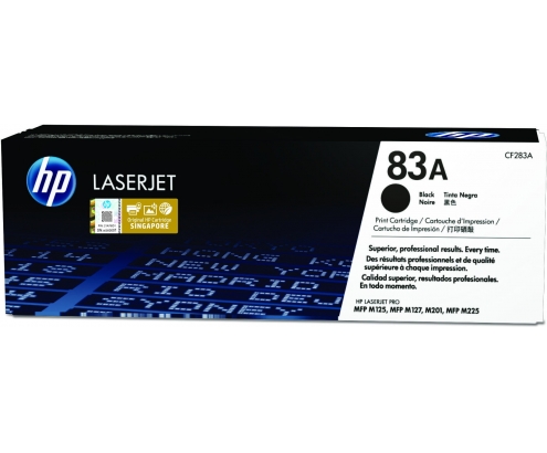 HP Cartucho de tóner original LaserJet 83A negro