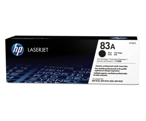HP Cartucho de tóner original LaserJet 83A negro