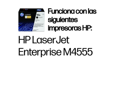 HP Cartucho de tóner original LaserJet 90A negro