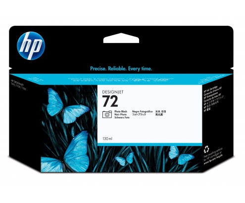 HP Cartucho de tinta 72 negro fotográfico de 130 ml