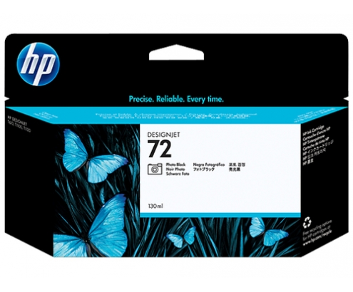 HP Cartucho de tinta 72 negro fotográfico de 130 ml