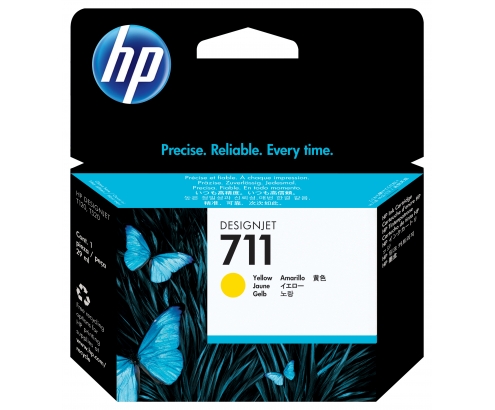 HP Cartucho de tinta DesignJet 711 amarillo de 29 ml