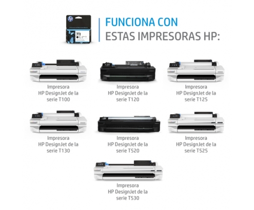 HP Cartucho de tinta DesignJet 711 amarillo de 29 ml