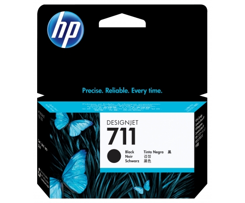 HP Cartucho de tinta DesignJet 711 negro de 38 ml